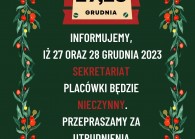 NIECZYNNY SEKRETARIAT